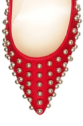 Бархатные туфли Billy 120 Christian Louboutin