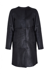 Пальто из дубленой овчины Jil Sander Navy