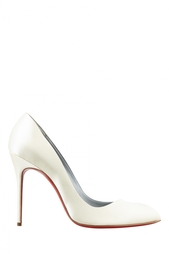 Шелковые туфли Corneille 100 Christian Louboutin