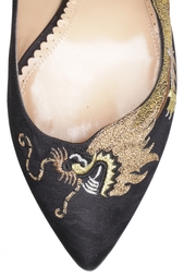 Шелковые туфли Auspicious Charlotte Olympia