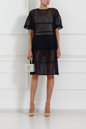 Прозрачная юбка Jil Sander Navy