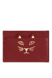 Кожаная визитница Feline Card Holder Charlotte Olympia