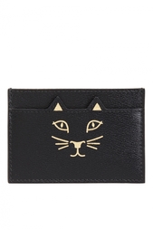 Кожаная визитница Feline Card Holder Charlotte Olympia