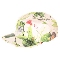 Бейсболка пятипанелька Penfield Casper Botanical Cap White