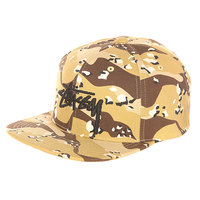 Бейсболка с прямым козырьком Stussy Stock Cap Camo