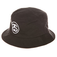 Панама Stussy link Bucket Hat Black