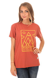 Футболка женская Penfield Peaks T Shirt Red