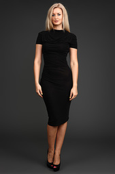 Платье джерси Alexander McQueen