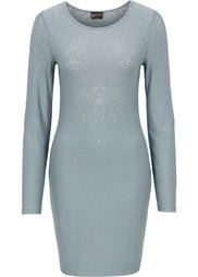 Трикотажное платье (черный) Bonprix