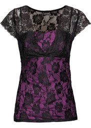 Футболка (черный/бежевый) Bonprix