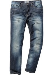 Джинсы Regular Fit Tapered, cредний рост (N) («грязный» деним «потертый») Bonprix