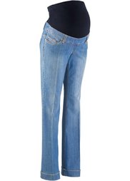 Мода для беременных: расклешенные джинсы (синий «потертый») Bonprix