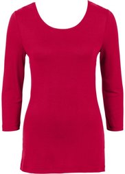 Футболка с вырезом в области спинки (темно-синий) Bonprix