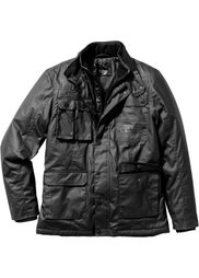 Куртка Regular Fit с вощеным покрытием (темно-оливковый) Bonprix