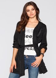 Макси-блузка (черный) Bonprix