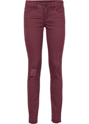 Брюки с необработанными нижними краями (черный) Bonprix