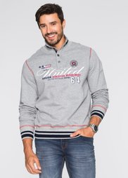 Свитшот Regular Fit (светло-серый меланж) Bonprix