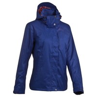 Куртка Arpenaz 300 Rain 3 В 1 Женская Темно-синяя Quechua