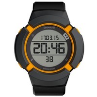 Часы Спортивные Противоударные W700xc М Swip, Черные И Оранжевые Geonaute