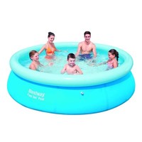 Бассейн С Надувным Бортом 305х76 См, 3638 Л, С Фильтр-насосом Bestway