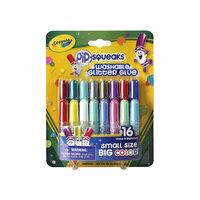 16 мини-тюбиков с блестящим клеем, Crayola