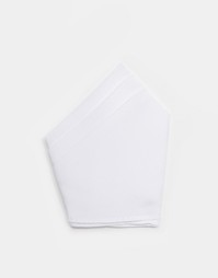 Белый сложенный платок-паше ASOS - Белый