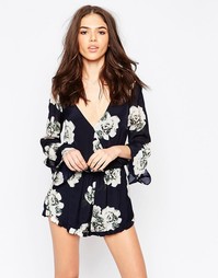 Winston White Cleo Floral Playsuit - Winston white cleo (белый)