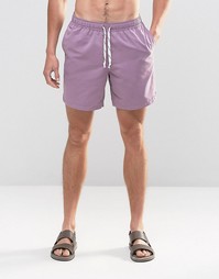 Фиолетовые шорты для плавания средней длины ASOS - Фиолетовый
