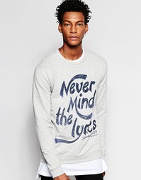 Minimum Never Mind The Lyrics Long Sleeve Top - Серый