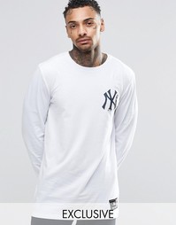 Лонгслив Majestic New York Yankees эксклюзивно для ASOS - Белый