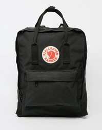 Черный рюкзак Fjallraven Kanken - 16 л - Черный