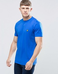Голубая футболка с логотипом в виде орла Lyle &amp; Scott - Lake blue