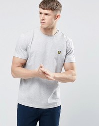 Серая футболка с логотипом в виде орла Lyle &amp; Scott