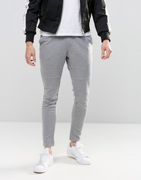 Облегающие трикотажные брюки Jack &amp; Jones - Серый