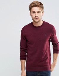 Хлопковый/кашемировый джемпер цвета бордо Jack Wills - Сливовый