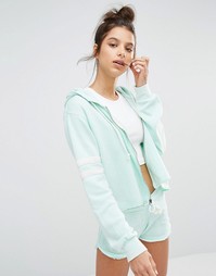 Худи в полоску мятного цвета Ocean Drive - Мятный