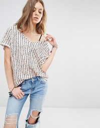 Футболка со сплошным принтом Maison Scotch - B multi