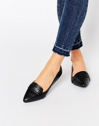 Туфли на плоской подошве ALDO - Черный крокодил