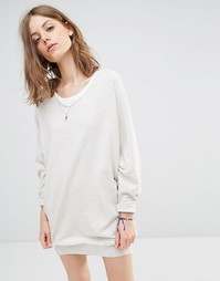 Свободное трикотажное платье Maison Scotch - 8b cream