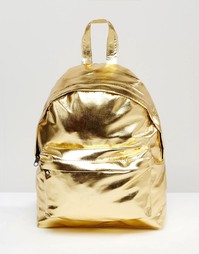 Рюкзак цвета металлик ASOS - Золотой