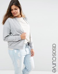 Куртка-пилот ASOS CURVE - Серый