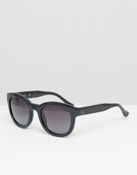 Солнцезащитные очки Calvin Klein - Блестящий черный