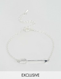 Серебристый браслет Reclaimed Vintage - Серебряный