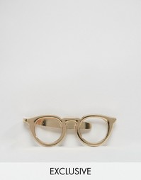 Зажим для галстука в стиле ретро Reclaimed Vintage - Золотой
