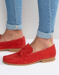 Лоферы из красной замши ASOS - Красный