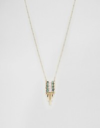 Ожерелье ограниченной серии с бисером - Золотой Asos