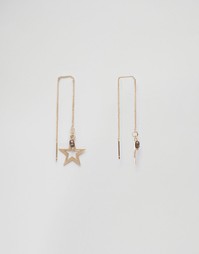 Серьги со звездами ASOS - Золотой