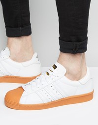 Белые кроссовки в стиле 80-х adidas Originals Superstar S75830 - Белый