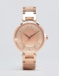 Часы цвета розового золота Armani Exchange Olivia AX5317