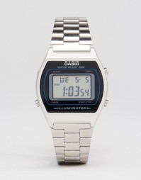 Серебристые цифровые часы Casio B640WD - Серебряный